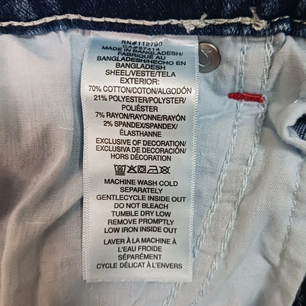 True Religion Jeans Men's Light Delightful Wash Ricky‎ Relaxed Straight Sz 33x34